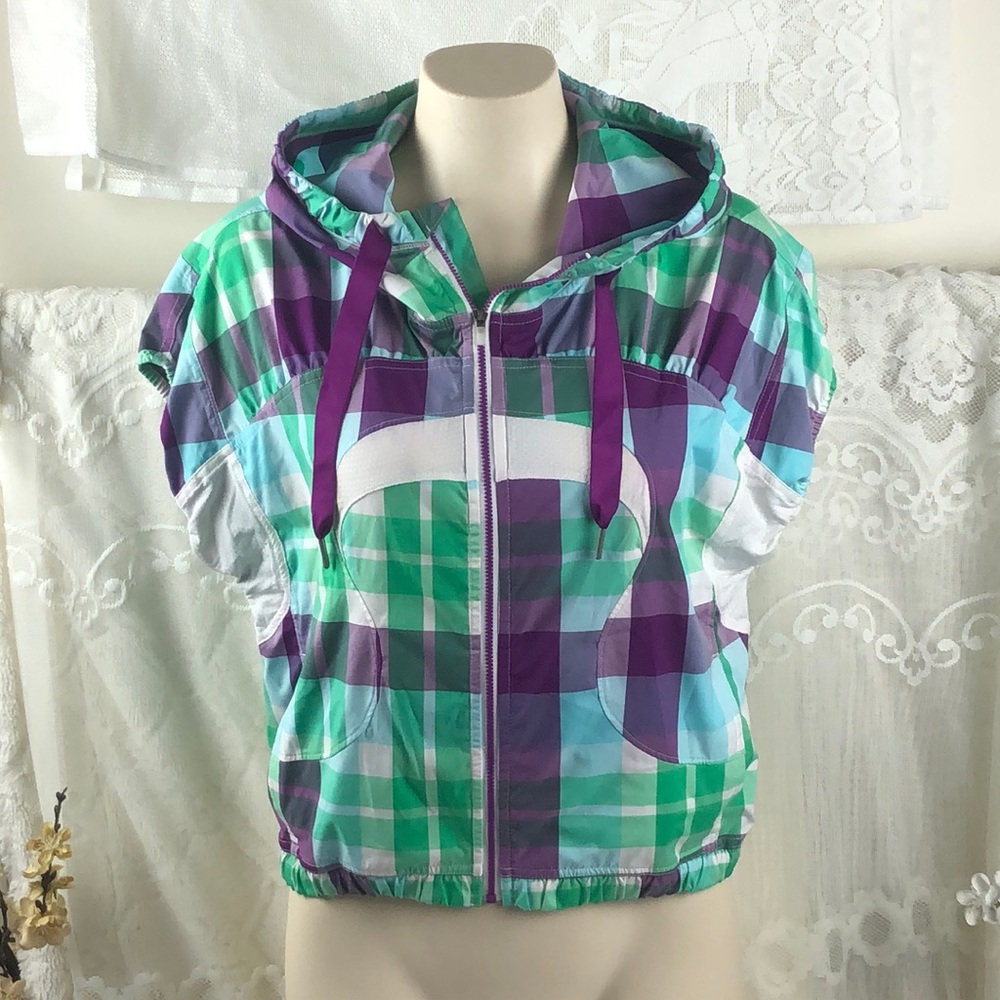 Lululemon Cropped Multi Colour Shrug Hoodie